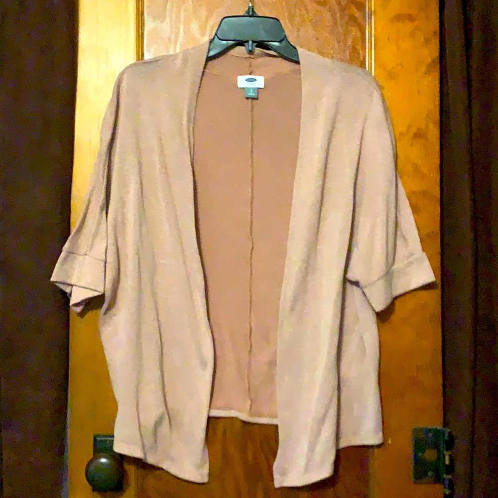 Olds Navy short sleeve, cardigan, large, loose fit
